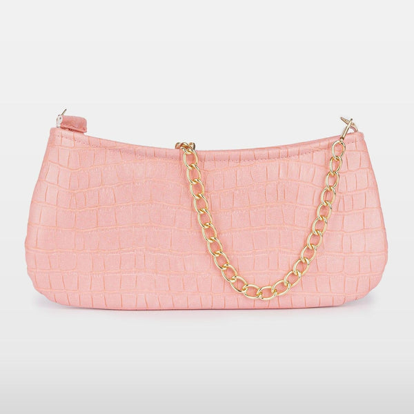 Summer Pink Baguette bag