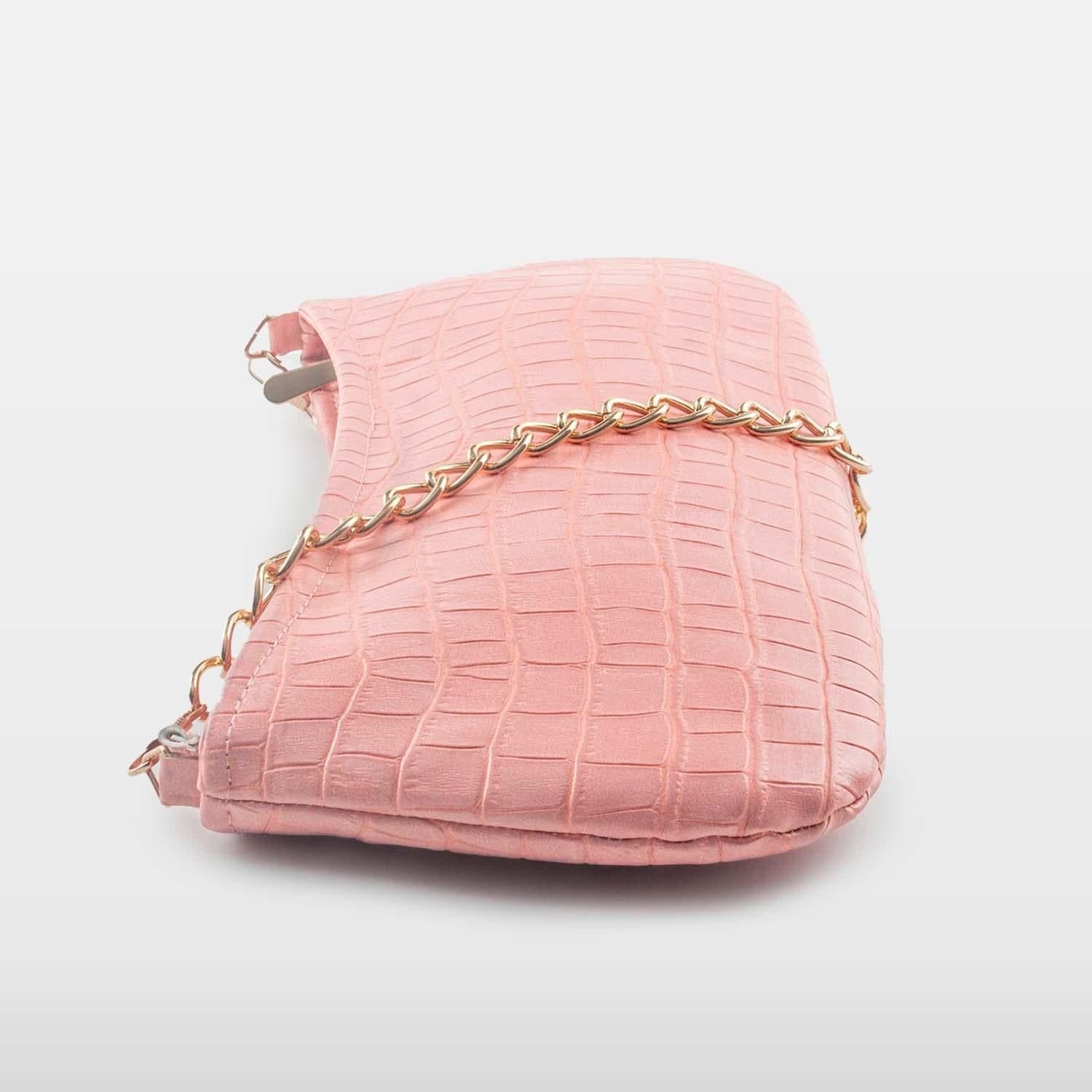 Summer Pink Baguette bag