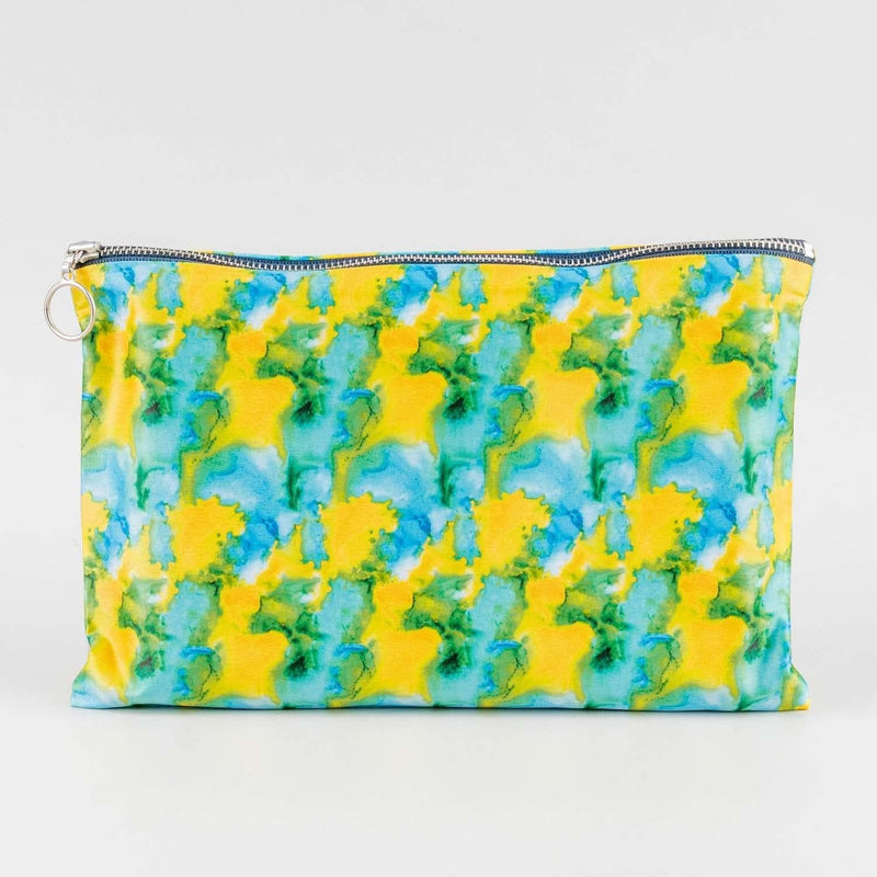 Spring Macaw Make Up Pouch