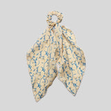 Yellow Meadow Skinny Scarf Scrunchie