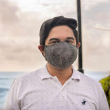 Black Polka Dots Adults Cotton Essential Mask