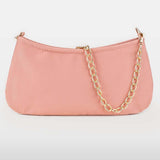 Dahlia Pink Soft Matte Baguette Bag