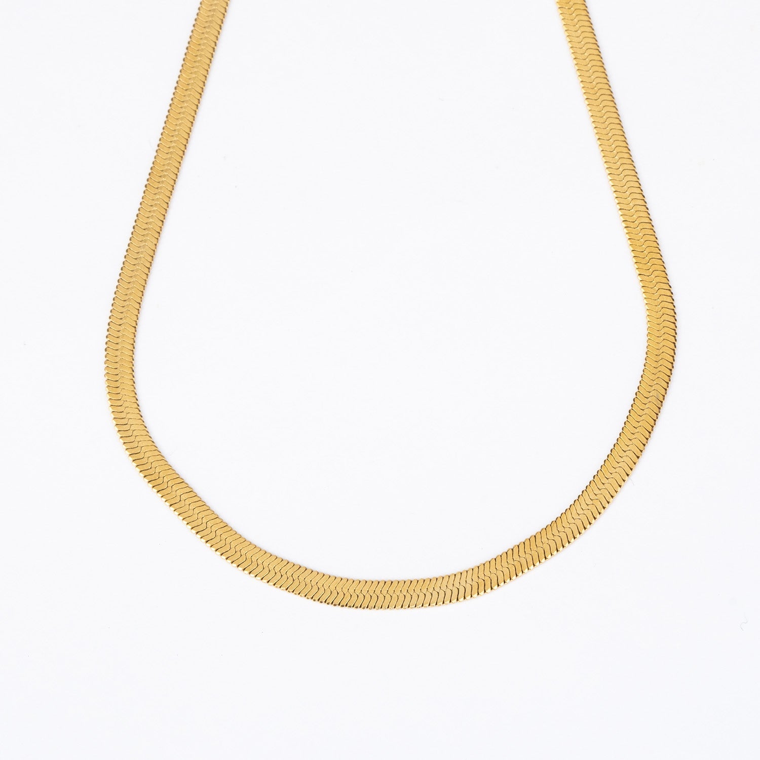 W Premium Jewellery Necklace Snake Chain Gold