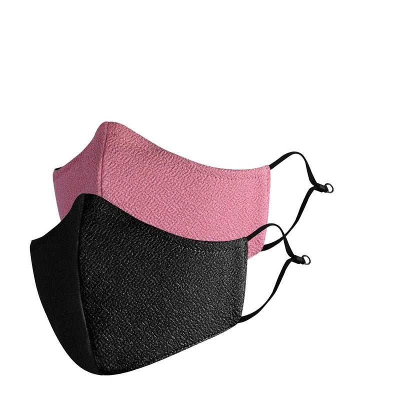 Kids Knitted Aero Mask (Black, Pink)