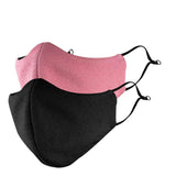 Teens Knitted Aero Mask (Black, Pink)