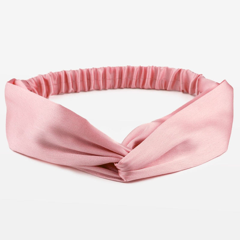 Passion Pink Elastic Satin Hairband