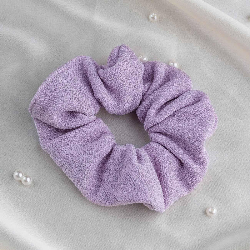 Periwinkle Lilac Regular Knitted Scrunchie