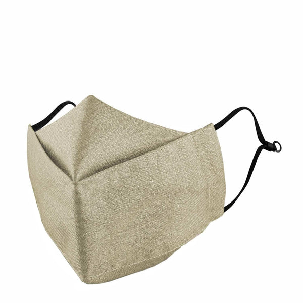 Safari Sand Adults Linen Delta Mask
