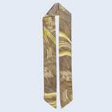 Sepia Brown Chiffon Skinny Scarf