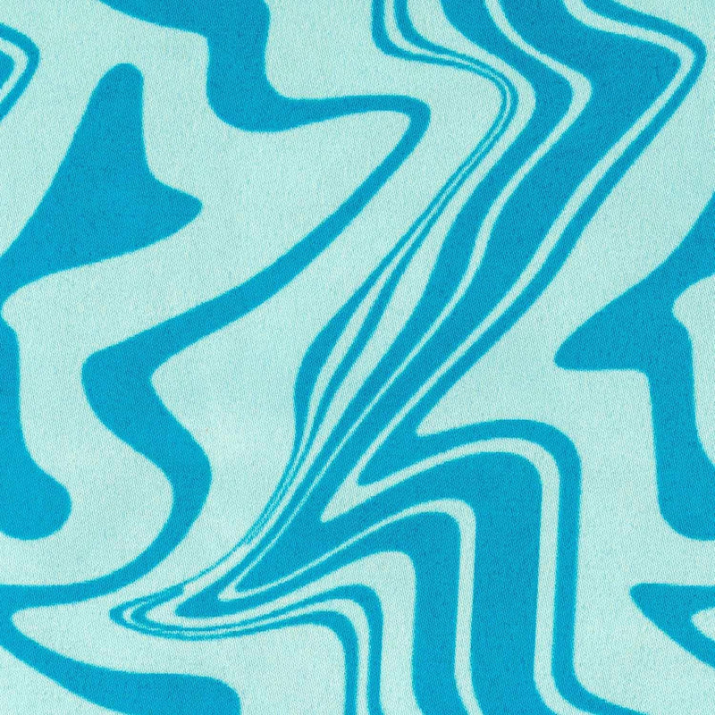 Blue Splash Elastic Satin Hairband
