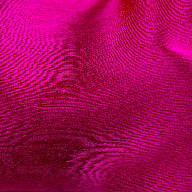 Hot Pink Regular Satin Scrunchie