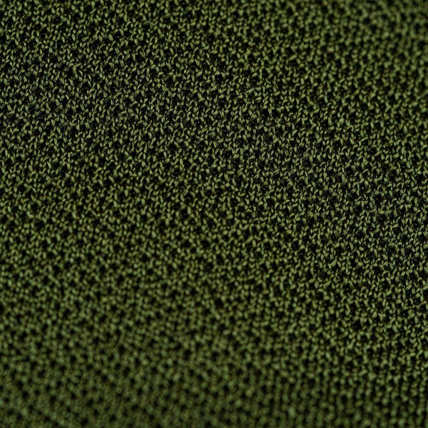 Olive Green Regular Knitted Scrunchie