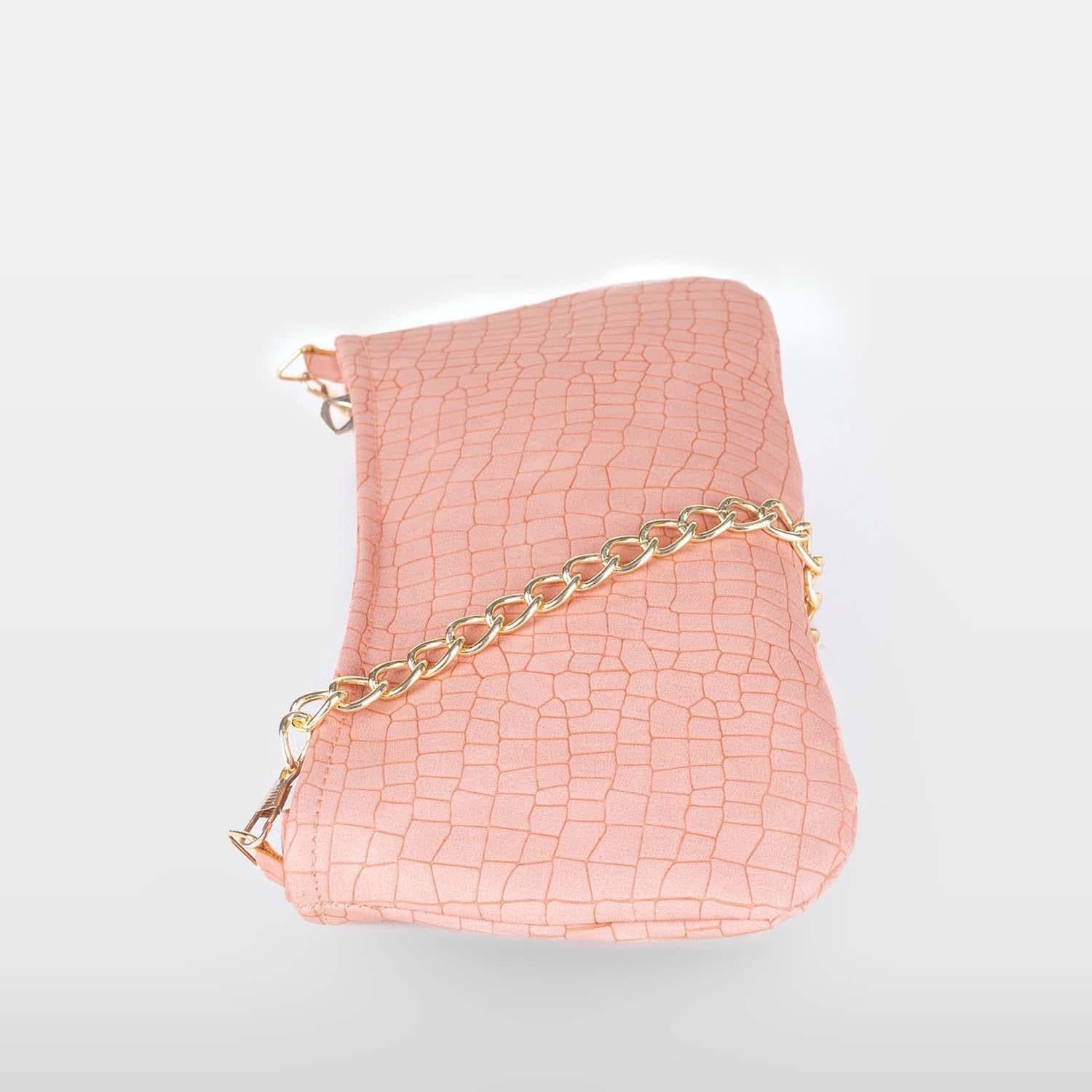Mellow Pink Baguette bag