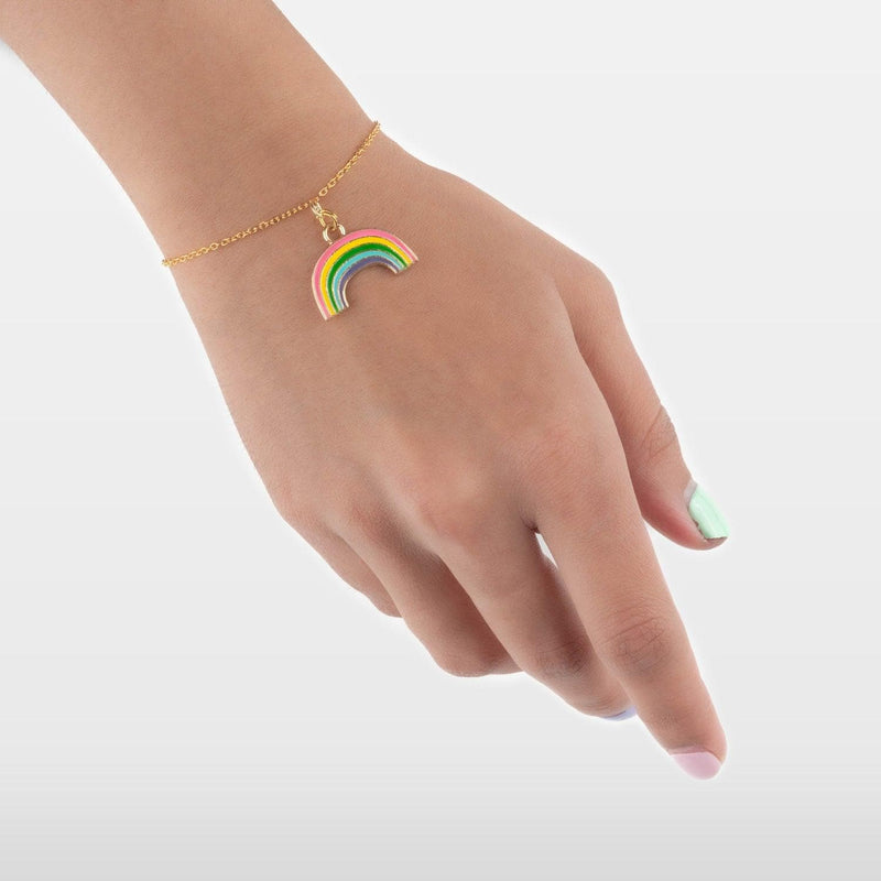 Pastel Rainbow Charm Bracelet